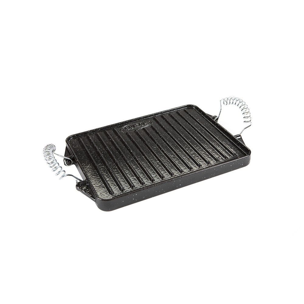 Plancha Hierro Fundido Esmaltada Rectangular 21 x 27 cm, al por Mayor | Almacén de Ferretería