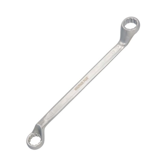 Llave Estrella Acodada Plus Acero Cromo Vanadio 18x19 DIN 838, Llave Doble Boca Acodada, Llave Fija Estrella Acodada al por Mayo