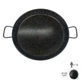 Paellera Valenciana Esmaltada  16 personas/ 55 cm al por Mayor | Almacén de Ferretería