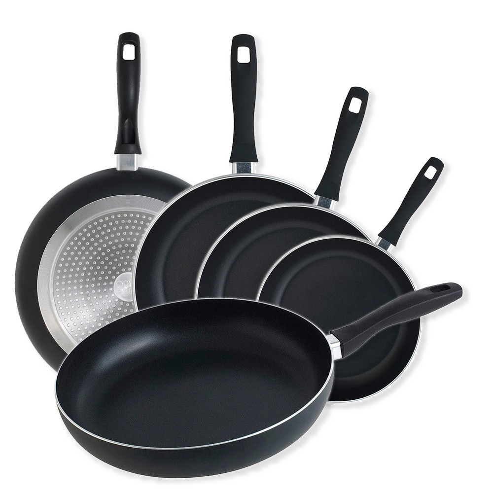 Oryx Sartén Aluminio Antiadherente Basic, Alta Resistencia, Apta Inducción, Libre PFOA, Diámetro 18 cm, Espesor 3 mm, al por May