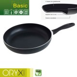 Oryx Sartén Aluminio Antiadherente Basic, Alta Resistencia, Apta Inducción, Libre PFOA, Diámetro 30 cm, Espesor 3 mm, al por May