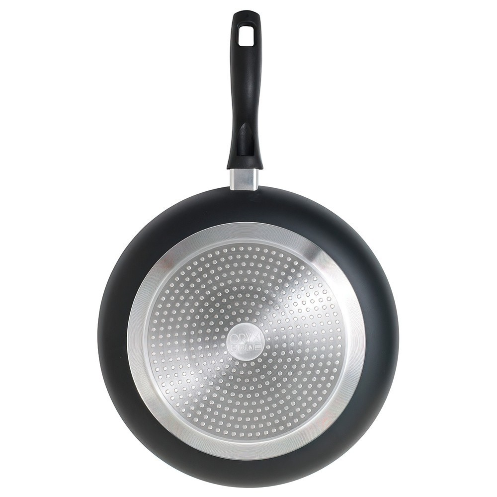 Oryx Sartén Aluminio Antiadherente Basic, Alta Resistencia, Apta Inducción, Libre PFOA, Diámetro 30 cm, Espesor 3 mm, al por May