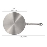 Adaptador Para Induccion / Vitroceramica Ø 21,5 cm, 3 Capas Acero Inoxidable / Aluminio al por Mayor | Almacén de Ferretería