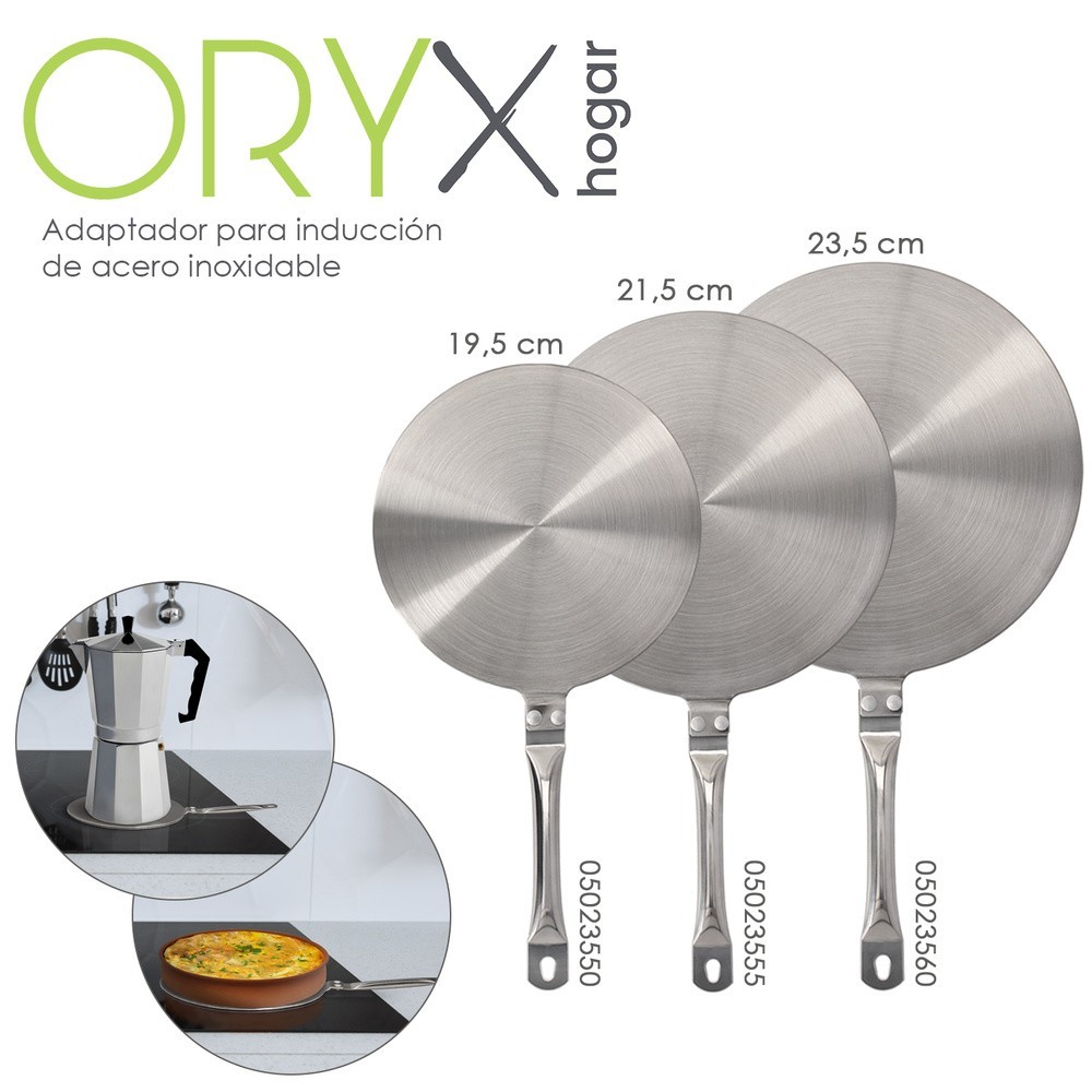 Adaptador Para Induccion / Vitroceramica Ø 21,5 cm, 3 Capas Acero Inoxidable / Aluminio al por Mayor | Almacén de Ferretería