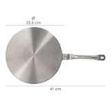 Adaptador Para Induccion / Vitroceramica Ø 23,5 cm, 3 Capas Acero Inoxidable / Aluminio al por Mayor | Almacén de Ferretería