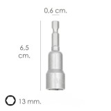 Llave Vaso Magnetica 13 mm, (2 Piezas) al por Mayor | Almacén de Ferretería