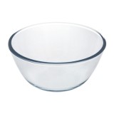 Bol De Cristal, Ideal Para Mezclas, 2,5 Litros, Libre BPA, Cristal De Borosilicato,Ensaladas, Postres, Cocina, Resposteria al po