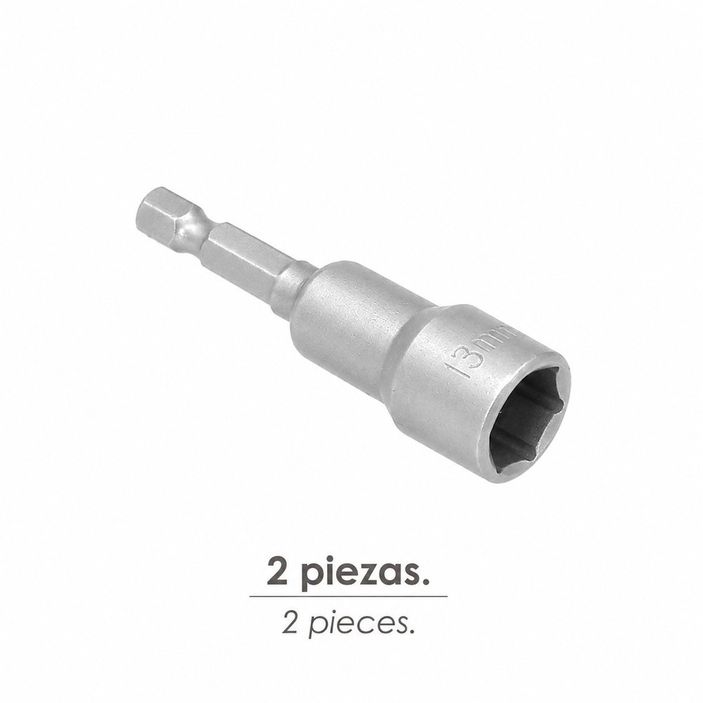 Llave Vaso Magnetica 13 mm, (2 Piezas) al por Mayor | Almacén de Ferretería