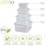 Recipiente Hermetico Plastico Cuadrado 170 ml,  8,5x8,5x5 (Alt,) cm, al por Mayor | Almacén de Ferretería