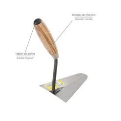 Paleta Wolfpack Mango Madera 344 / 165 mm,