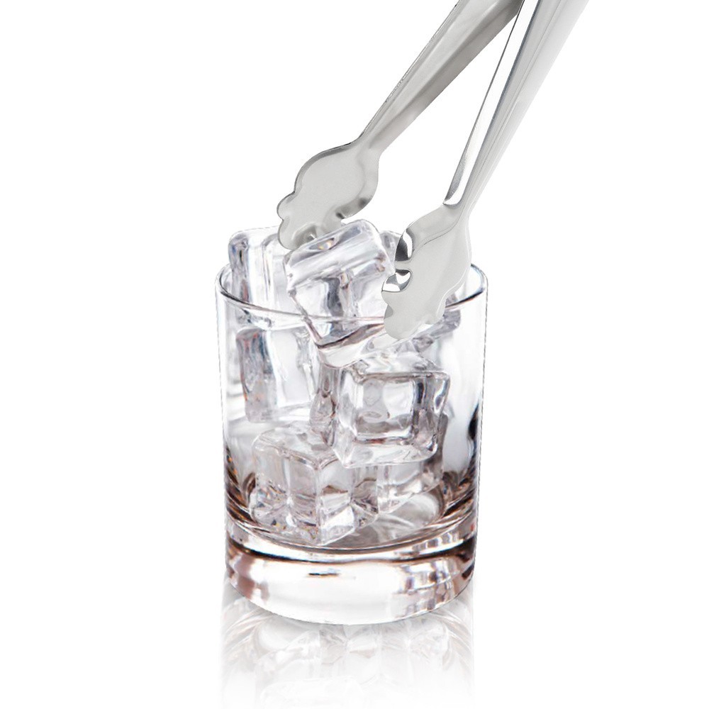 Pinzas Para Hielo de Acero Inoxidable Con Muelle de Apertura Automatica, Longitud 19 cm, al por Mayor | Almacén de Ferretería