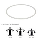 Junta De Silicona Para Olla Magefesa Ø24cm Olla Express Magefesa Star / Inoxtar / Castel / Star Plié, Recambio original, al por 