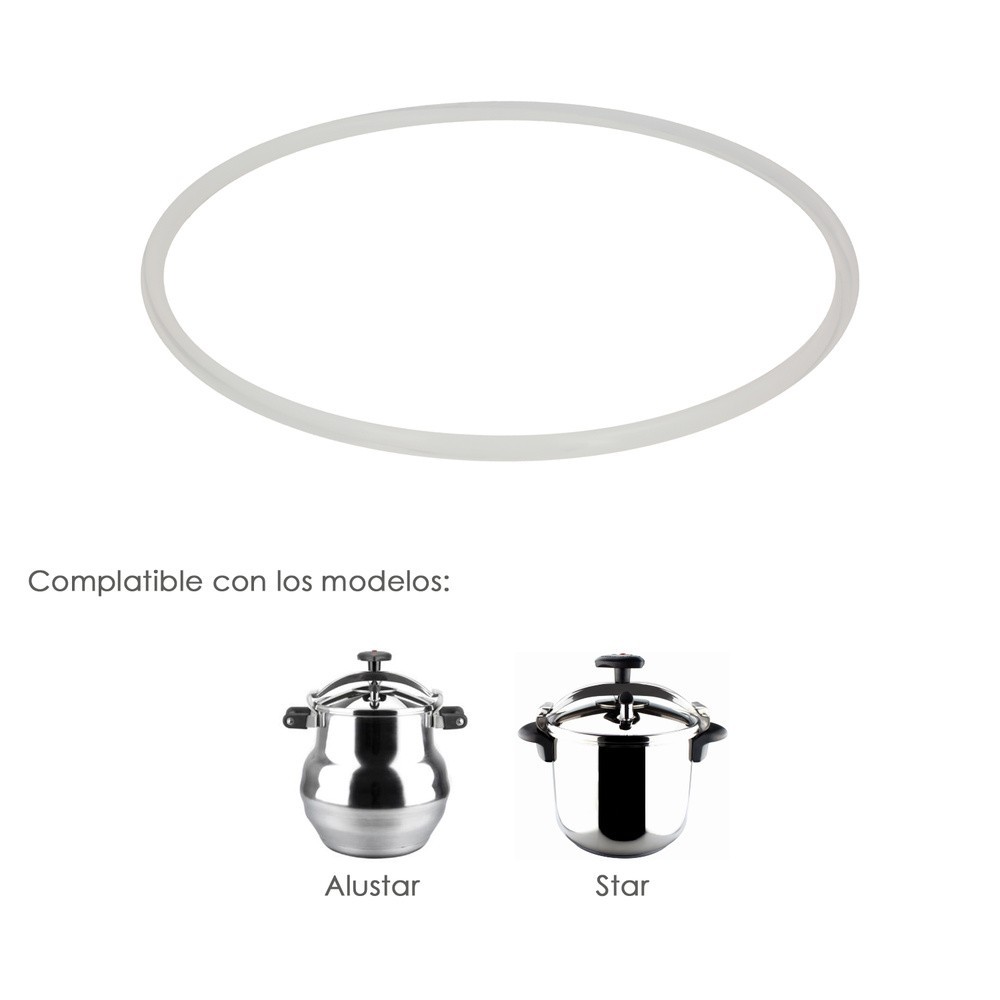 Junta De Silicona Para Olla Magefesa Ø26cm Olla Express Magefesa Alustar / Star / Inoxtar, Recambio Original, al por Mayor | Alm
