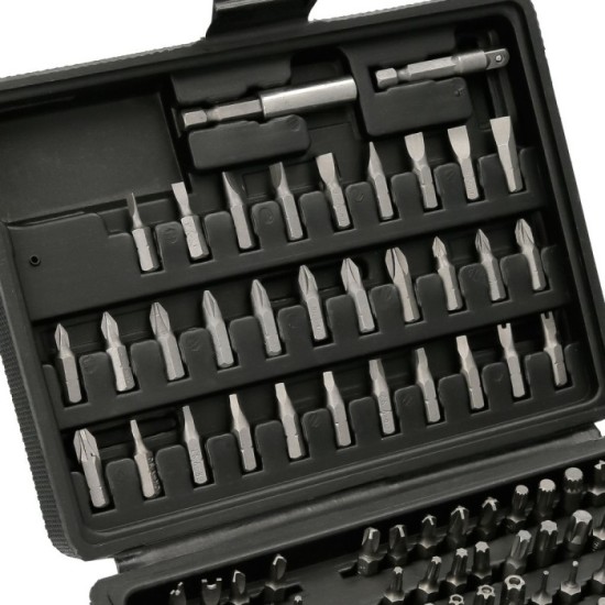 Juego Puntas con Destornillador 1/4" 99 Pzs, Con Apadtador, Cromo Vanadio, Kit Llave Combinada, Kit Carraca, al por Mayor | Alma
