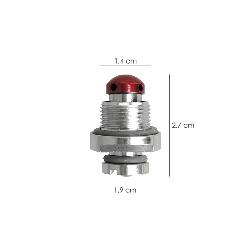 Valvula De Seguridad Compatible Con Olla A Presión Súper Rápida Magefesa Nova, Nova Pro, Prisma y Astra, Recambio oficial al por