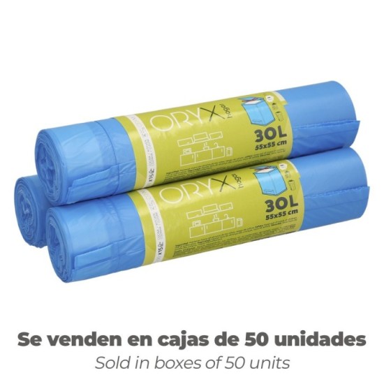 Bolsa Basura Cierre Facil 30 Litros Rollo 15 Bolsas al por Mayor | Almacén de Ferretería