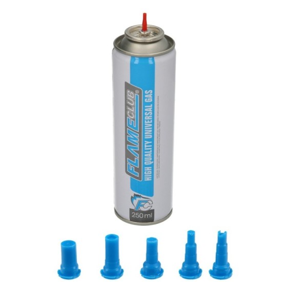 Cargador Gas Butano Para Mecheros / Encendedor 250 ml al por Mayor | Almacén de Ferretería