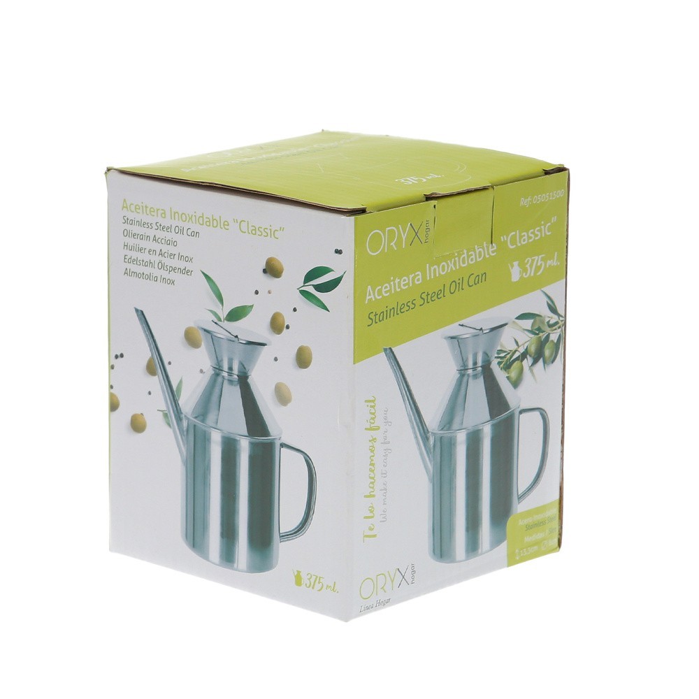 Aceitera  Acero Inoxidable Modelo "Classic" 375ml, al por Mayor | Almacén de Ferretería