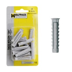 Taco Nylon  SN    10 mm, (10 Piezas)