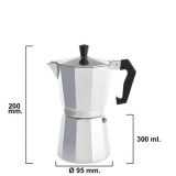 Cafetera Aluminio 6 Tazas (300 ml,) Classic al por Mayor | Almacén de Ferretería