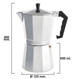 Cafetera Aluminio 12 Tazas (600 ml,) Classic al por Mayor | Almacén de Ferretería