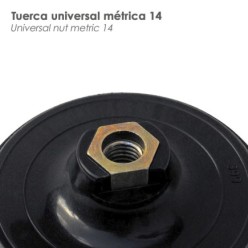 Plato Velcro Ø 125 mm, para Amoladora