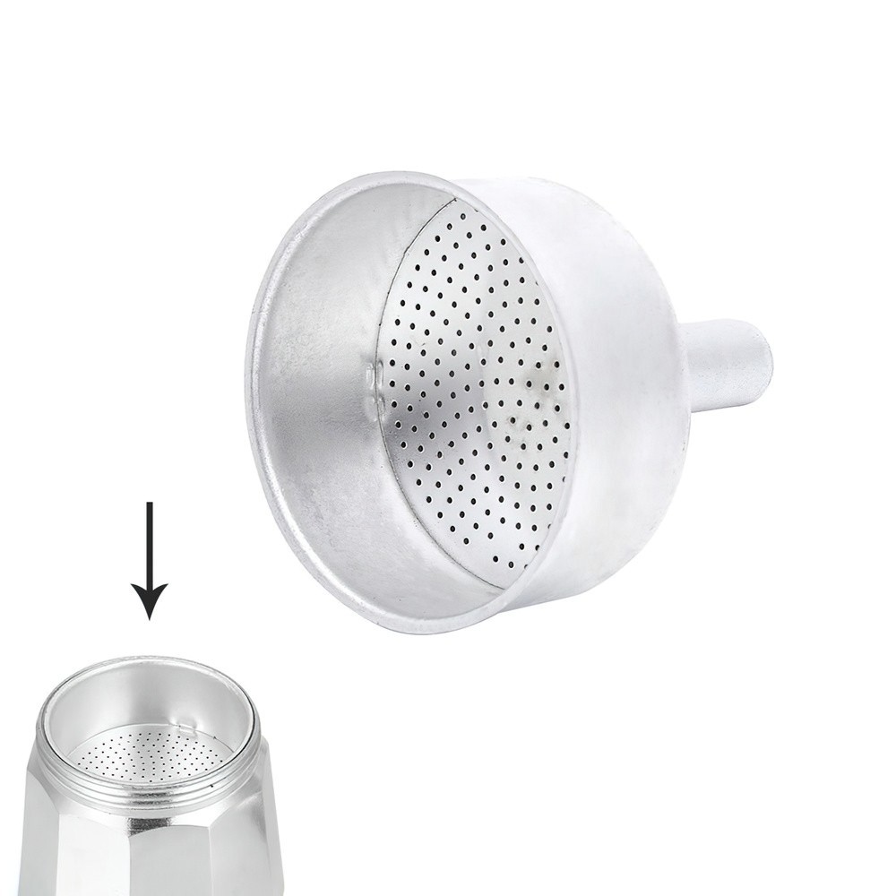 Embudo Cafetera Aluminio Classic / Inducción 6 Tazas al por Mayor | Almacén de Ferretería