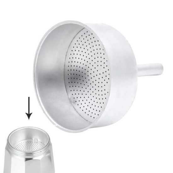 Embudo Cafetera Aluminio Classic / Inducción 12 Tazas al por Mayor | Almacén de Ferretería