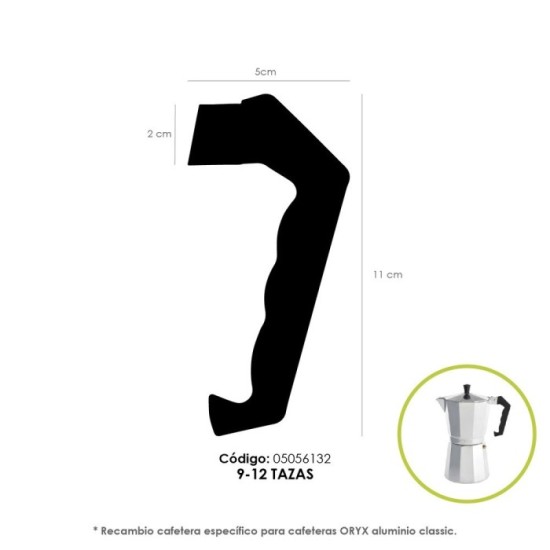 Mango Cafetera Alumino Classic 9 y 12 Tazas al por Mayor | Almacén de Ferretería