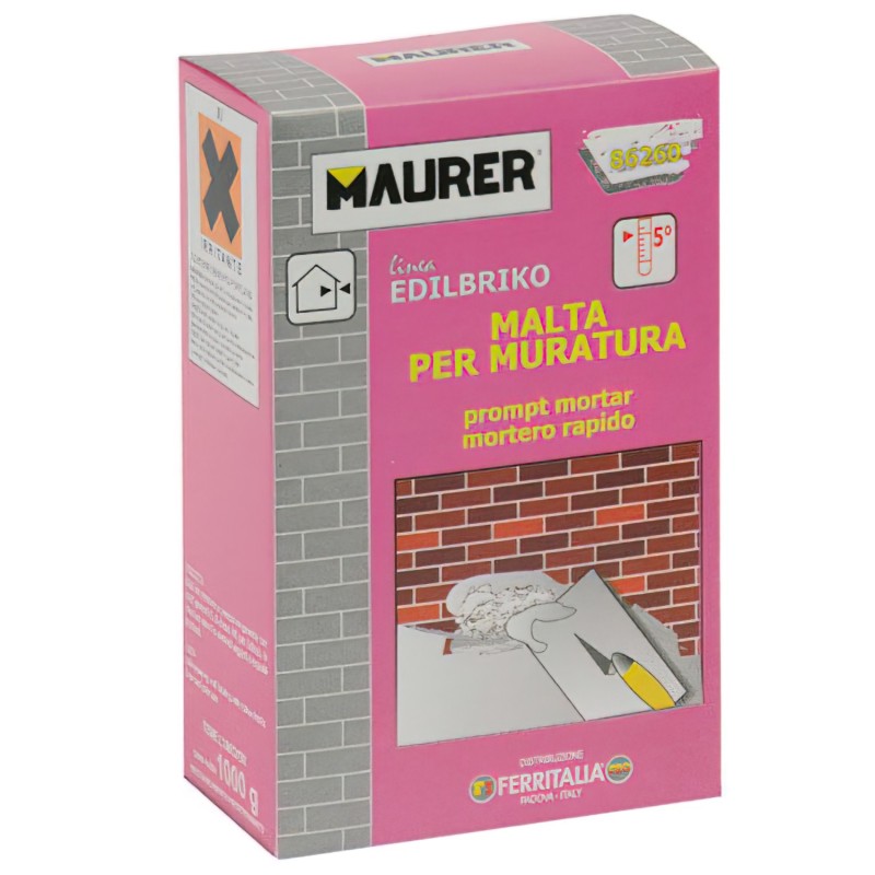 Edil Mortero Rápido Maurer (Caja 5 kg,)
