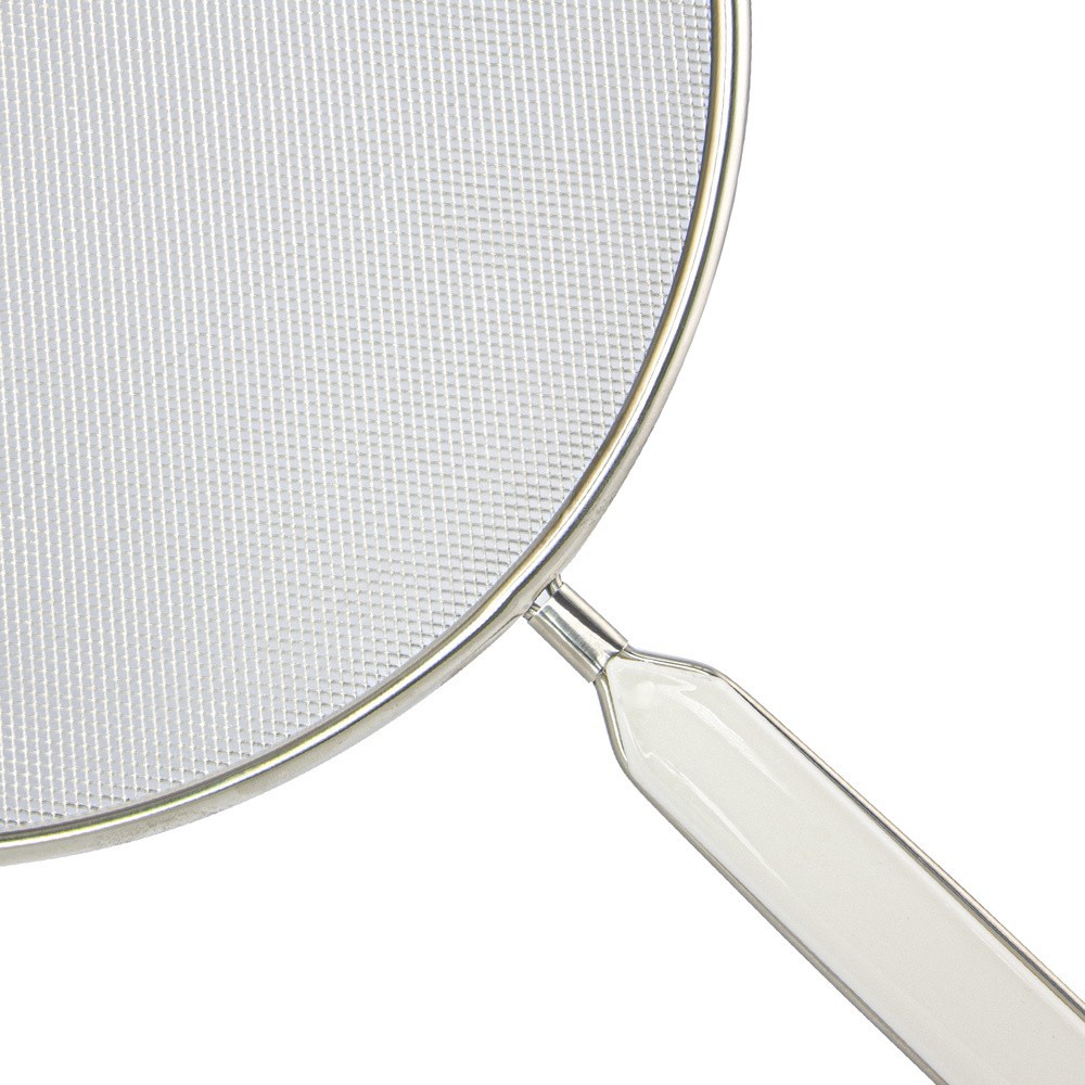 Tapa Anti Salpicaduras Ø 28 cm, Malla Acero Inoxidable, Con mango, Pantalla Antisalpicaduras,Tapa Sarten,Tapa ollas,Tapa aceite 