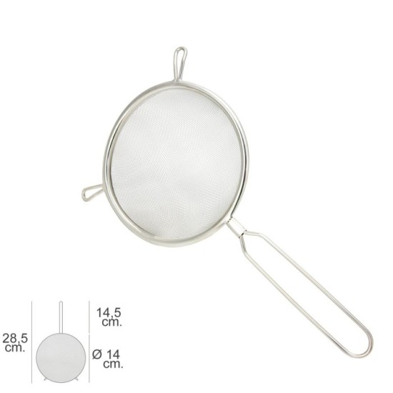 Colador Acero Inoxidable Basic Ø 14 x 28,5 (Alt,) cm, al por Mayor | Almacén de Ferretería