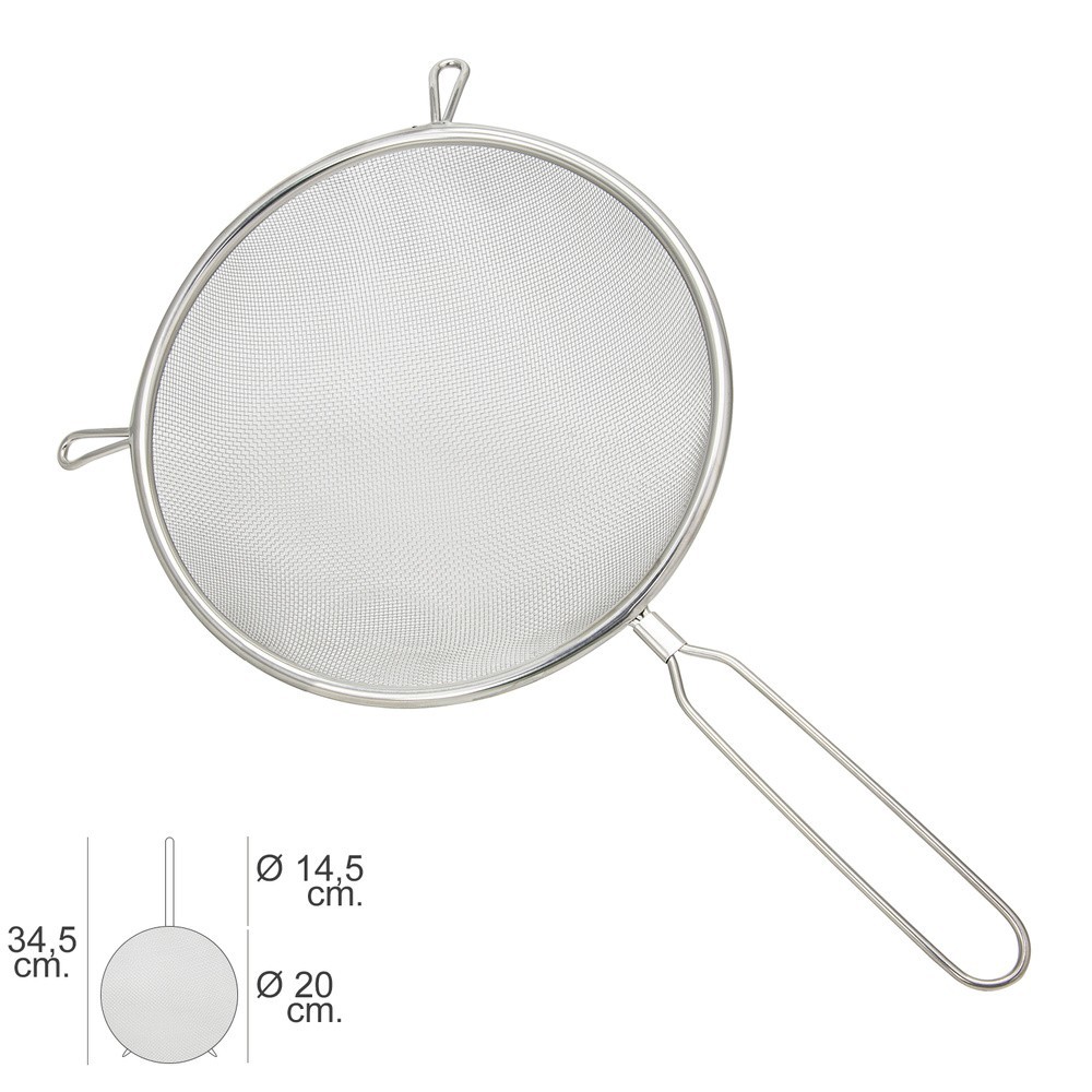 Colador Acero Inoxidable Basic Ø 20 x 34,5 (Alt,) cm, al por Mayor | Almacén de Ferretería