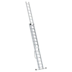 Escalera Aluminio Industrial 14+14+14   3x4 mt,