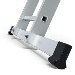 Escalera Aluminio Industrial 14+14+14   3x4 mt,