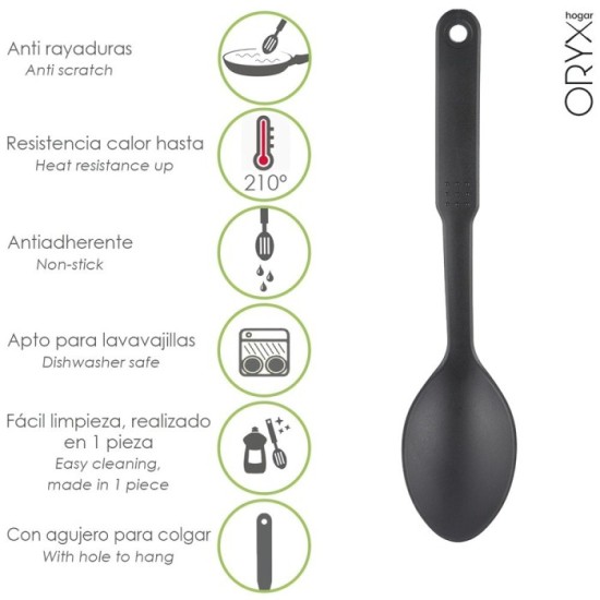 Cuchara Cocina Nylon Basic 30,5 x 7 cm, al por Mayor | Almacén de Ferretería
