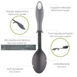 Cuchara Servir Cocina Nylon Con Mango Antigotas Engomado 32,5x6cm al por Mayor | Almacén de Ferretería
