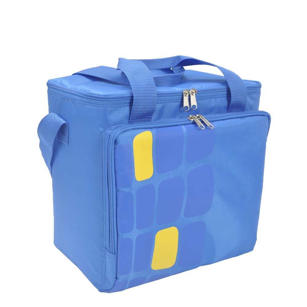 Bolsa Termica Porta Alimentos Nevera 15 Litros Forro Interior PEVA, Con Espuma Aislante, Color Azul al por Mayor | Almacén de Fe