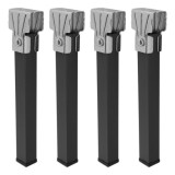 Juego Patas Somier Cuadradas (4 Unidades) Tubo 30x30 mm, Para Somier de 40x30 mm, Altura 25 cm, al por Mayor | Almacén de Ferret