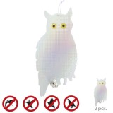 Buho Espantapajaros Reflectante Para Colgar Con 2 Cascabeles (2 Piezas) al por Mayor | Almacén de Ferretería