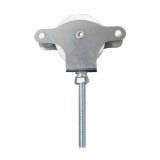 Polea Tendedero Wolfpack Zincado 60 mm, Roldana Plástico con Tornillo al por Mayor | Almacén de Ferretería