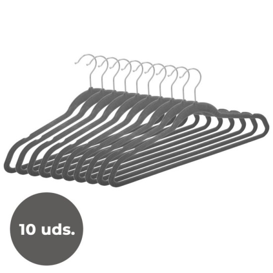 Percha Terciopelo 445 mm, (Pack 10 Piezas) al por Mayor | Almacén de Ferretería