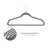 Percha Terciopelo 445 mm, (Pack 10 Piezas) al por Mayor | Almacén de Ferretería