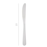 Cuchillo Mesa Murano 211 mm,Caja 12 unidades al por Mayor | Almacén de Ferretería