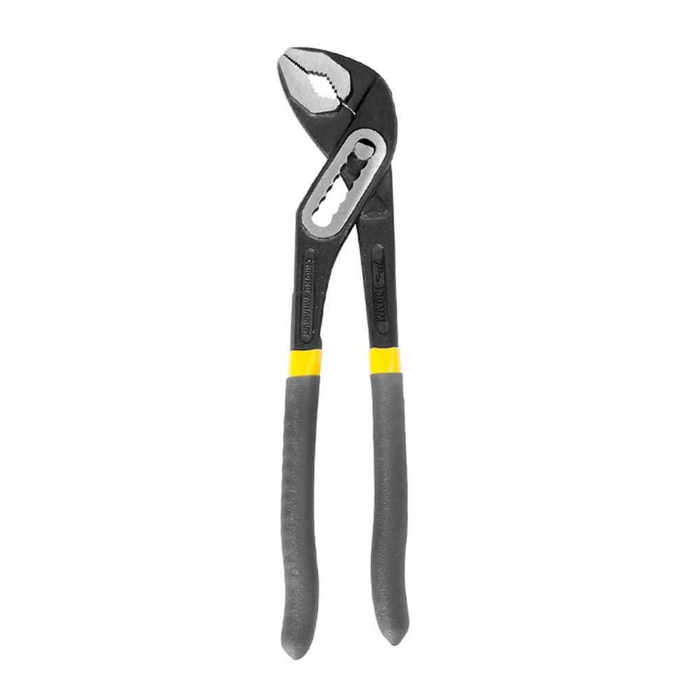 Tenazas Apertura Múltiple Negra 180 mm, Mangos Plastificados DIN 8976, Pico De Loro, Alicates Extensibles, Tenazas Fontanero al 