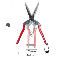 Tijeras Recolectora T 702  210 mm,