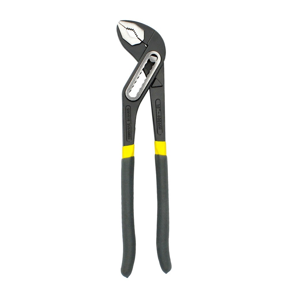 Tenazas Apertura Múltiple Negra 400 mm, Mangos Plastificados DIN 8976, Pico De Loro, Alicates Extensibles, Tenazas Fontanero al 