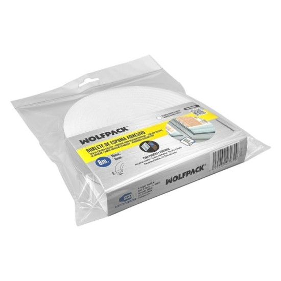 Burlete Espuma 8 m, x 6 mm, x 15 mm, al por Mayor | Almacén de Ferretería