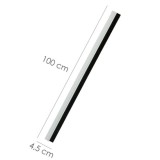 Burlete Pvc Con Cepillo, Para Puertas, Color Blanco 1 Metro al por Mayor | Almacén de Ferretería