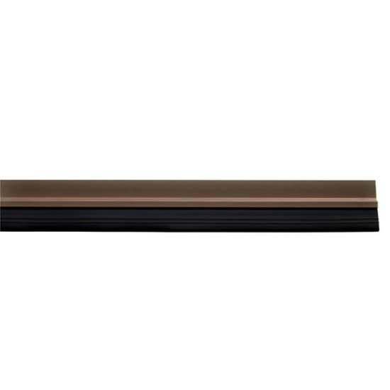 Burlete Puerta Pvc Marron Con Goma 1 Metro al por Mayor | Almacén de Ferretería